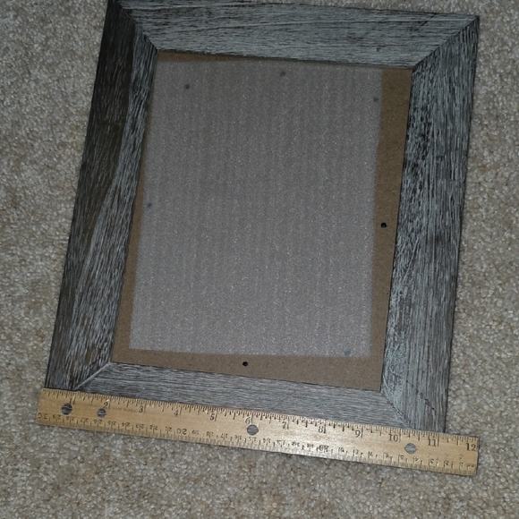 Rustic Gray Wooden Picture Frame - Picture 6 of 6